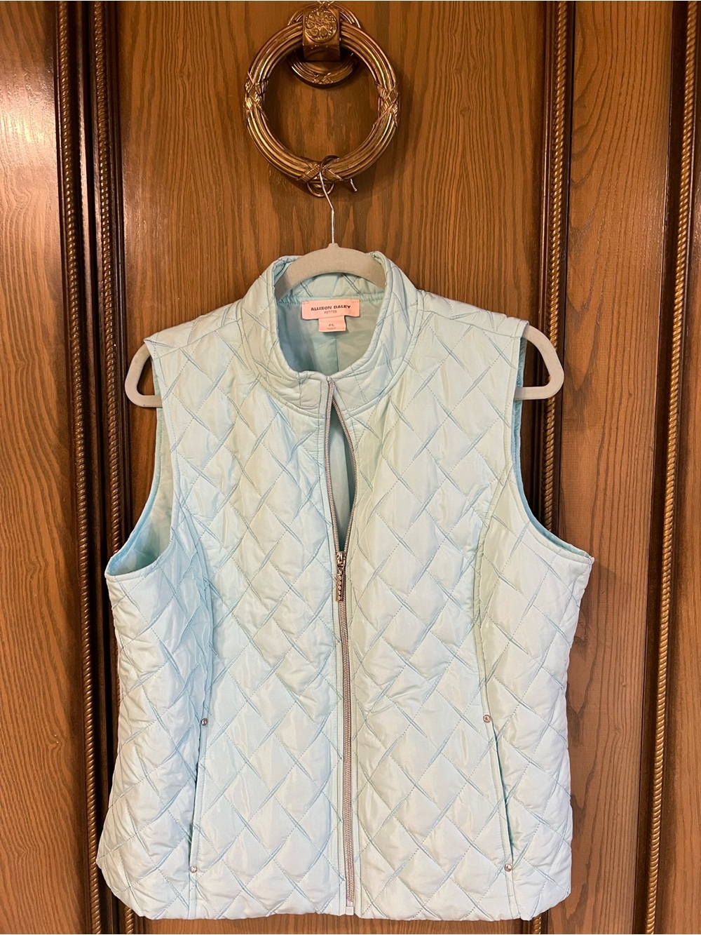 Allison Daley Quilted Pale Blue Women's Vest
